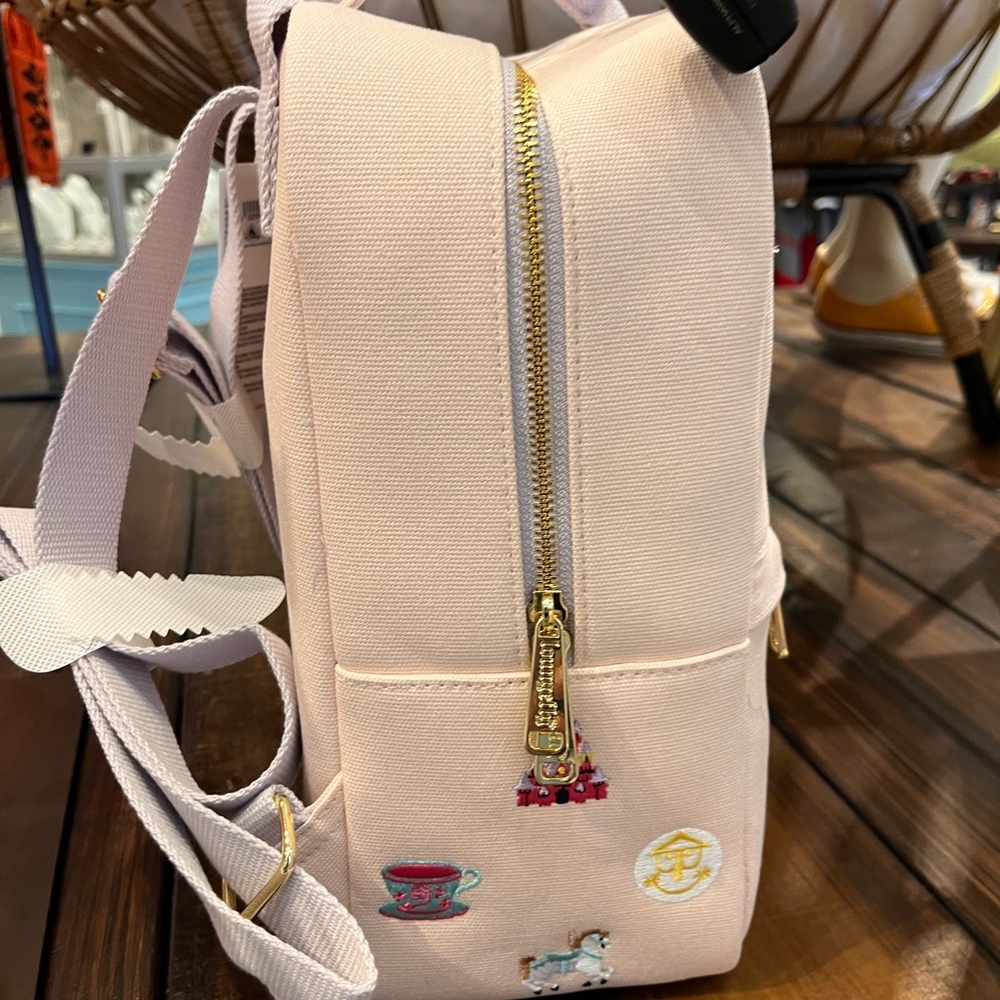 Disney Parks 2026 Fantasyland Canvas Loungefly Backpack NWT - Picture 4 of 4